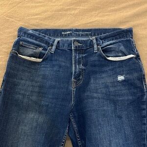 Old Navy Men's Dark Wash Straight Jeans 33x30
